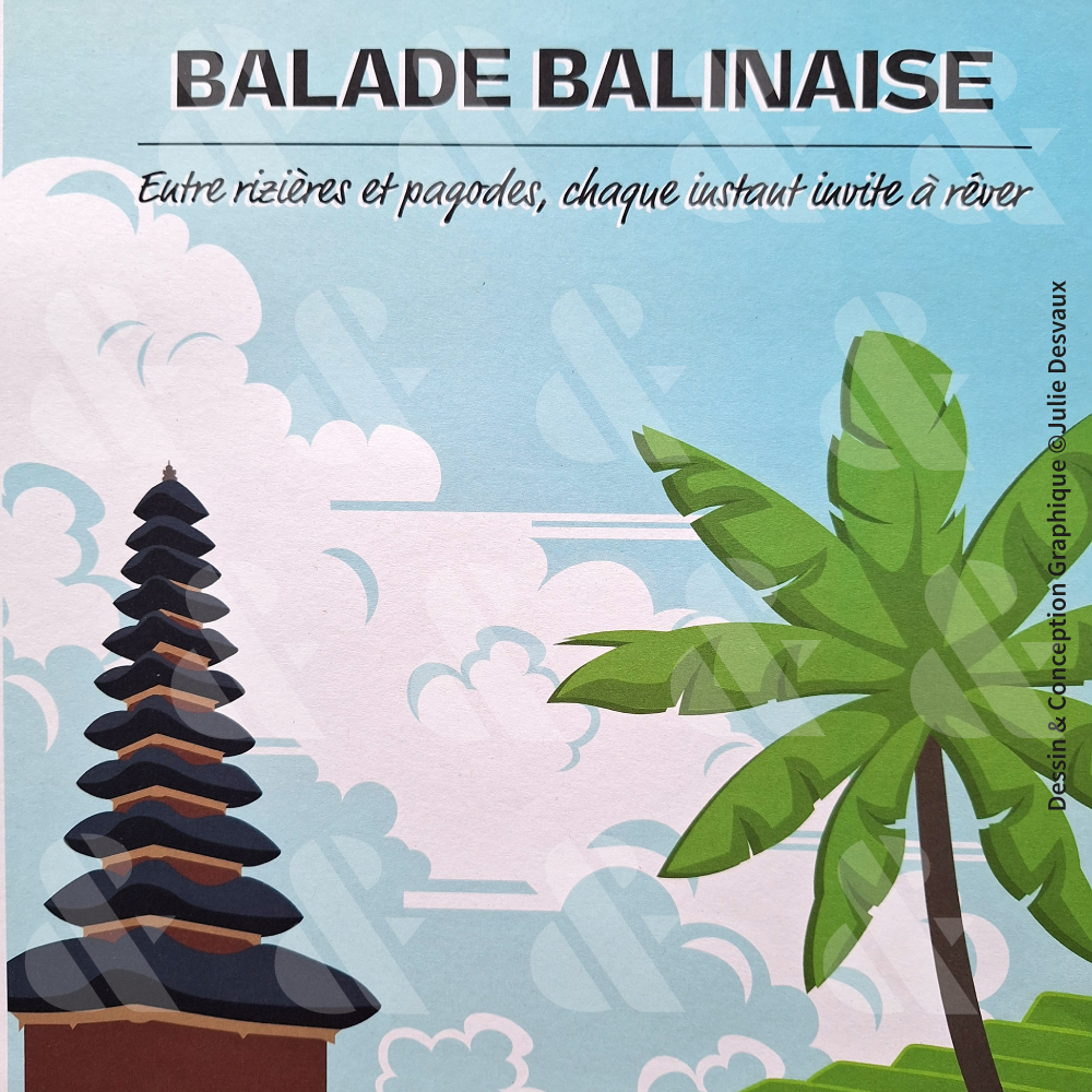 Affiche Illustration Bali – Image 4