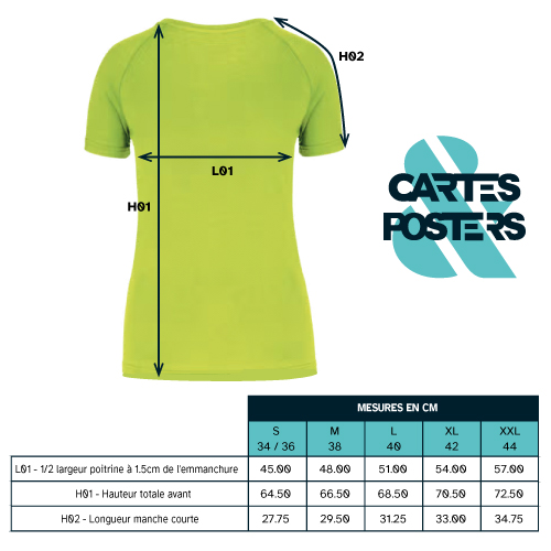 Tee-Shirt Course à Pieds Femme "Déterminée" – Image 2