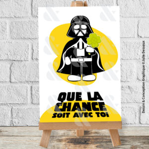 Carte Bonne Chance Dark Vador