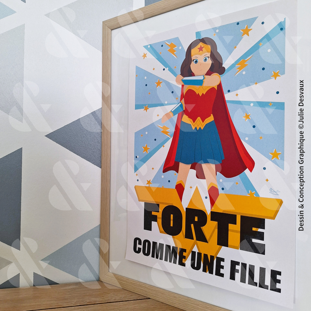 Affiche Enfant Wonderwoman – Image 3