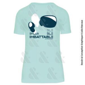 Tee-Shirt de Boxe Femme "Imbattable"