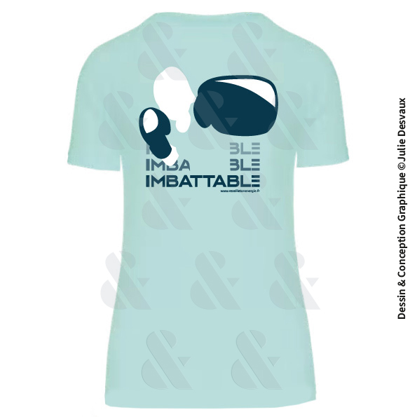 Tee-Shirt de Boxe Femme "Imbattable"