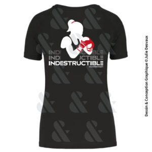 Tee-Shirt de Boxe Femme "Indestructible"
