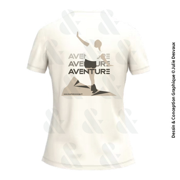 Tee-Shirt Randonnée Femme "Aventure"